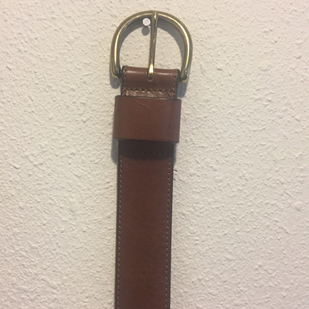 Madewell brown leather belt